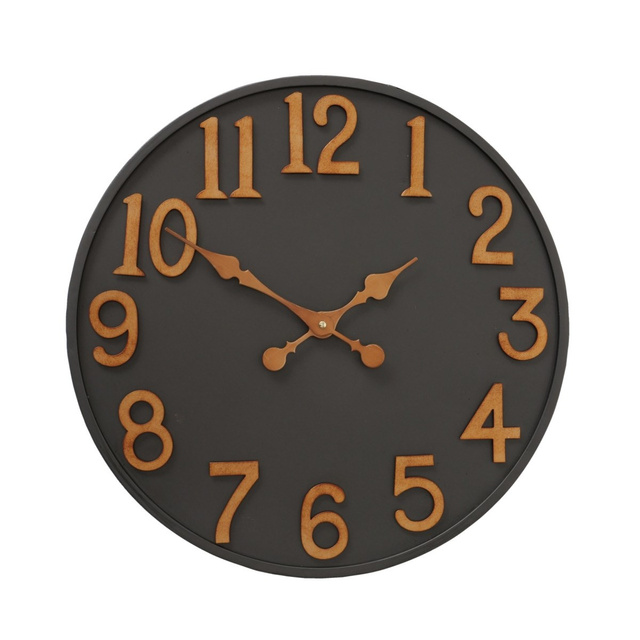 Ceas de perete din metal Lincoln, Ø 50 cm