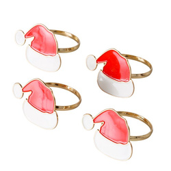 Ineluri pentru șervețele cu motiv sărbătoresc TIPSY, 4 buc.