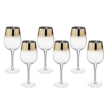 Pahare de vin PRECIOSA, 380 ml, 6 bucăți