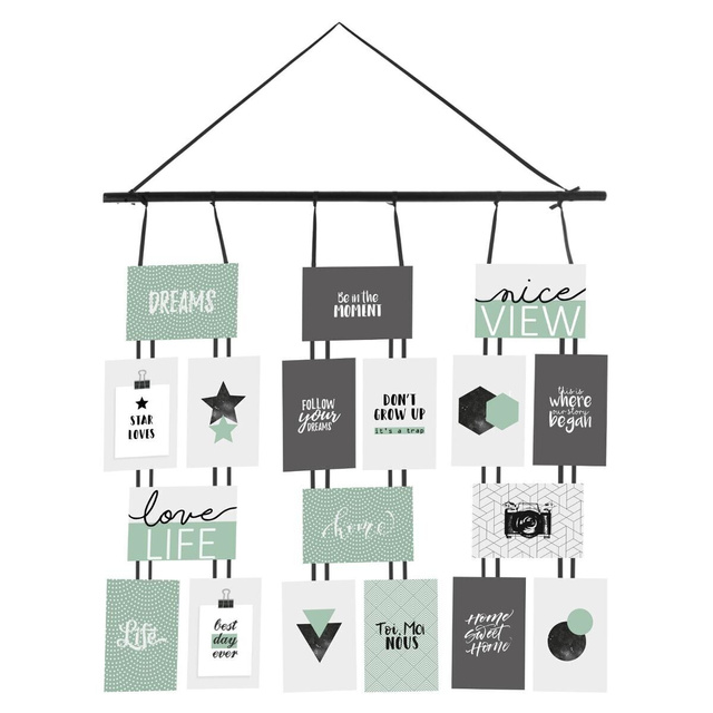 Rama foto Atmosphera Createur d'interieur, 18 fotografii, 66 x 92 cm, Negru