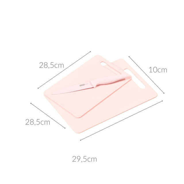 Un set de două tocatoare cu un cuțit, Kesper