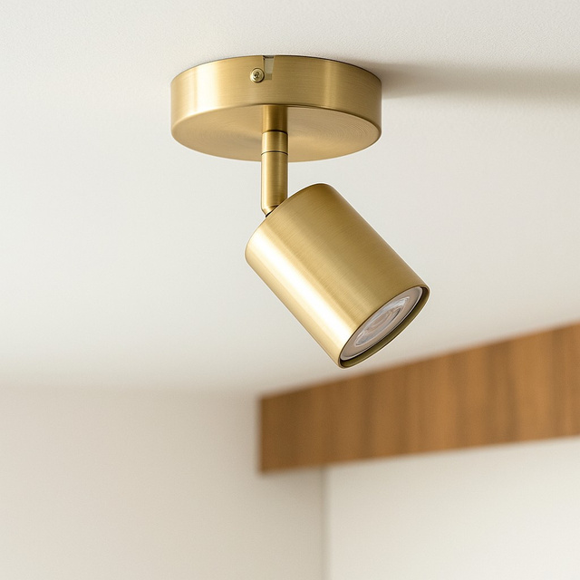 Aplice metalice clasice reglabile VICO, Ø 10 cm, aurii