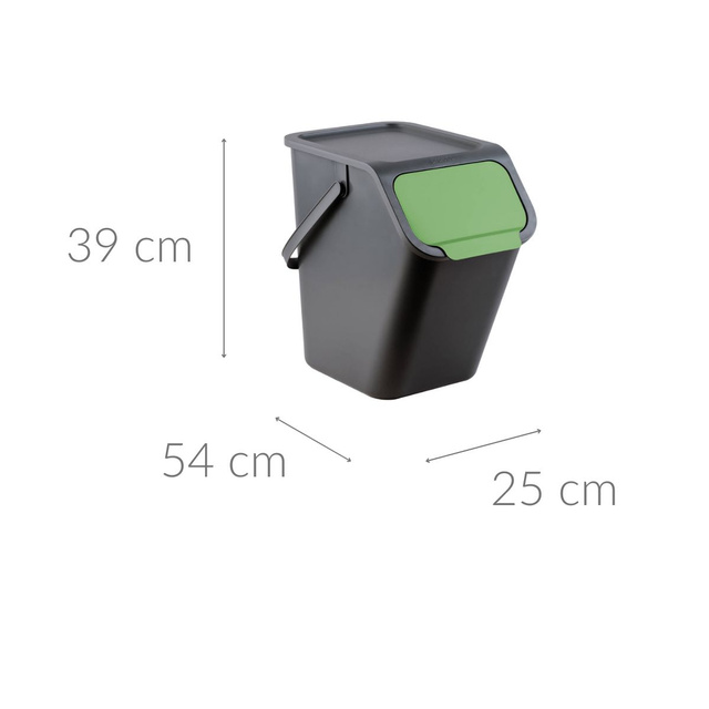 Recipient pentru separarea deșeurilor 25l, BINI