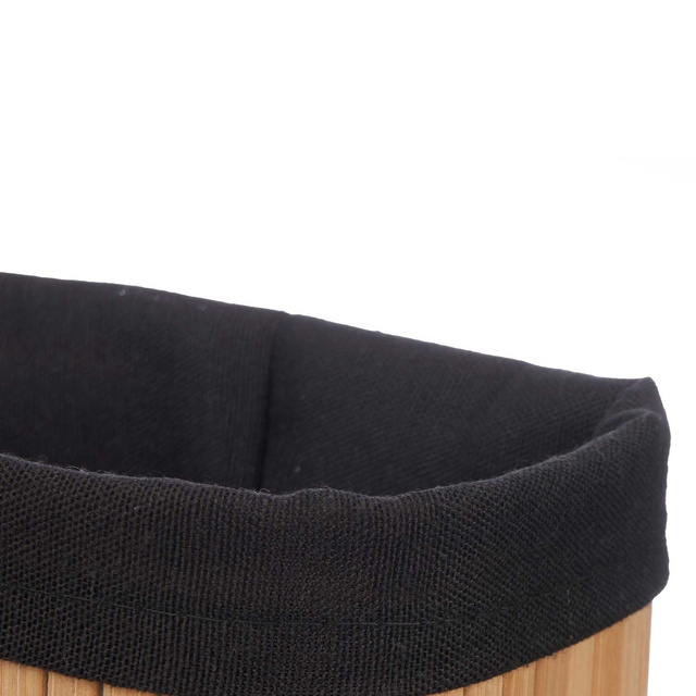 Coșuri de baie din bambus VIVID, 3 bucăți