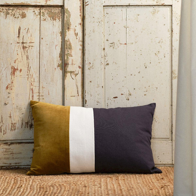 Perna decorativa din bumbac Stripes, 40 x 60 cm