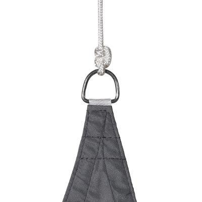 Parasolar triunghiular CURACAO, 3 x 3 x m, poliester, gri