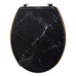 Capac pentru toaleta Lea, model marmura, distantiere standard