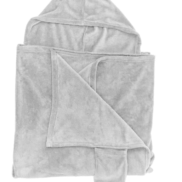 Patura cu maneci si gluga, Essential, marime universala, 115 x 165 cm