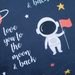 Lenjerie de pat pentru copii ASTRONAUT, 100% bumbac, 140 x 200 cm