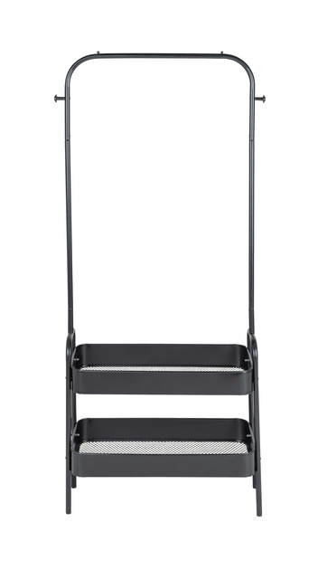 Suport pentru haine KALI, cu spatiu pentru pantofi si genti de mana, 75 x 165 x 30 cm, WENKO