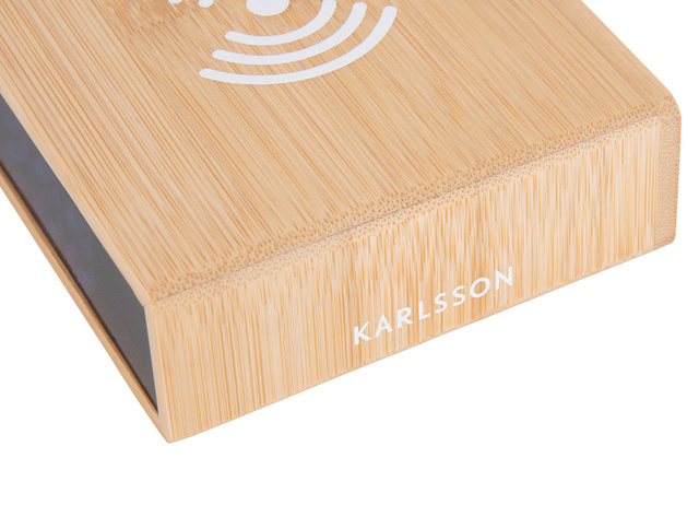 Ceas deșteptător cu încărcător wireless Karlsson