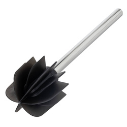 Perie de toaleta cu cap din silicon, Ø 7,5 cm, WENKO