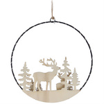 Decorațiune de Crăciun cu LED pentru suspendare, Ø 20 cm