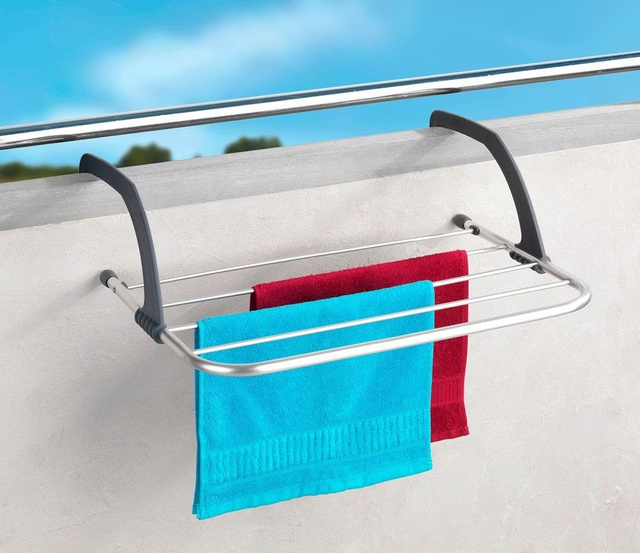 Uscător de haine cu funcție de raft, 2-în-1