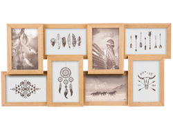 Rama foto multipla lemn, rama de perete