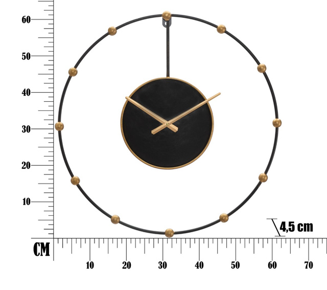 Ceas de perete PEARL, Ø 61 cm