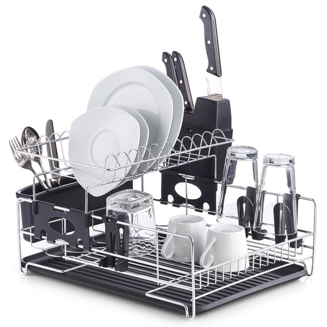 Uscător de vase, suport - oțel cromat, ZELLER