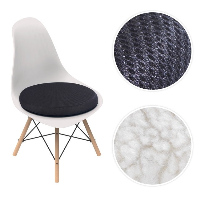 Pernă auto, rotativă, cu două huse