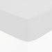 Cearceaf cu bandă elastică, 90 x 190 cm, bumbac, alb