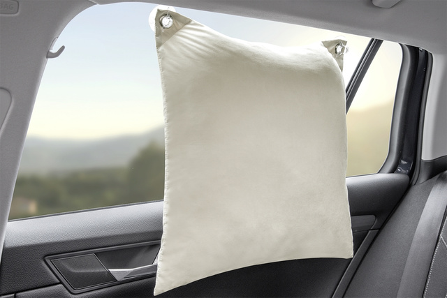 Perna de voiaj cu ventuze de lipit de geam, 40 x 40 cm