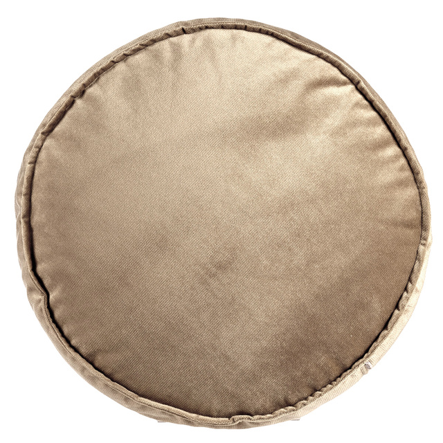 Puf tapitat cu catifea, 60 cm