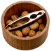 Bol din bambus de culoare inchisa cu spargator de nuci, Ø 16,6 cm