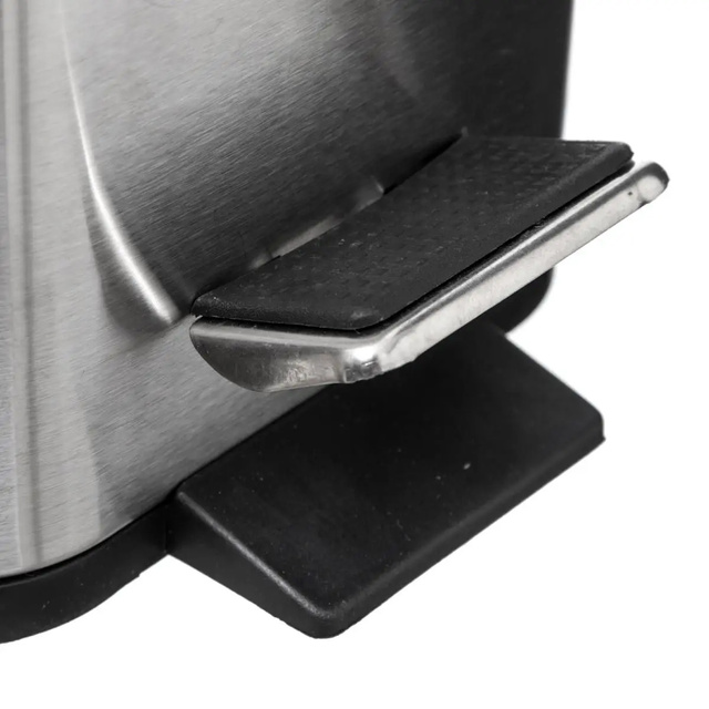 Coș din oțel inoxidabil, 5 L, argintiu