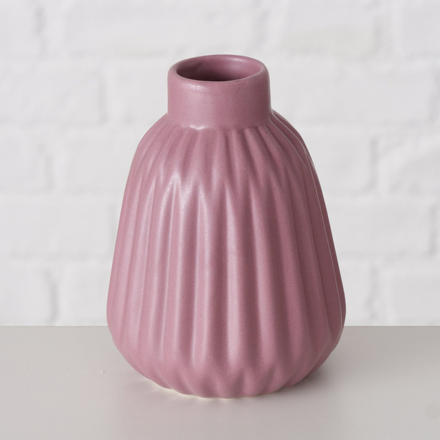 Vază din porțelan, în relief, ESKO, 12 cm