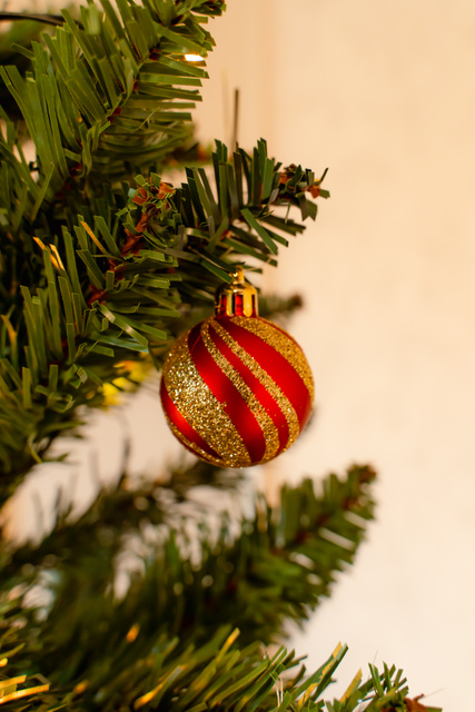 Globuri multicolore cu diferite finisaje, Ø 4 cm, 12 buc.