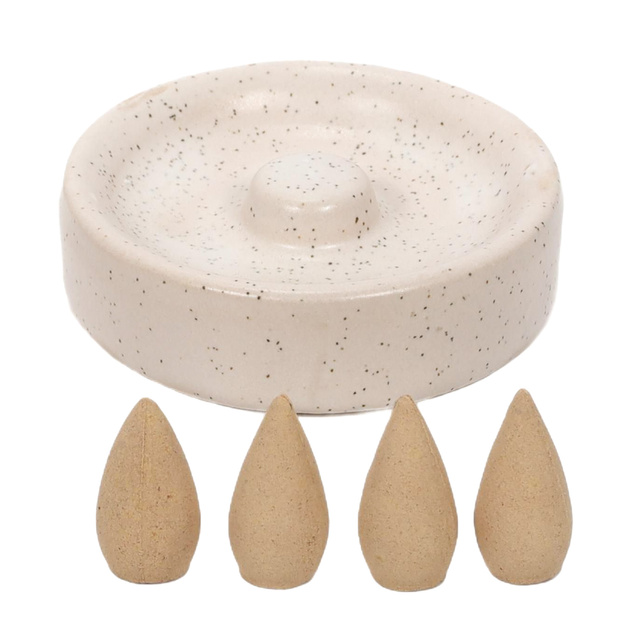 Lămpă aromatică + bețișoare parfumate HAPO, 9 piese