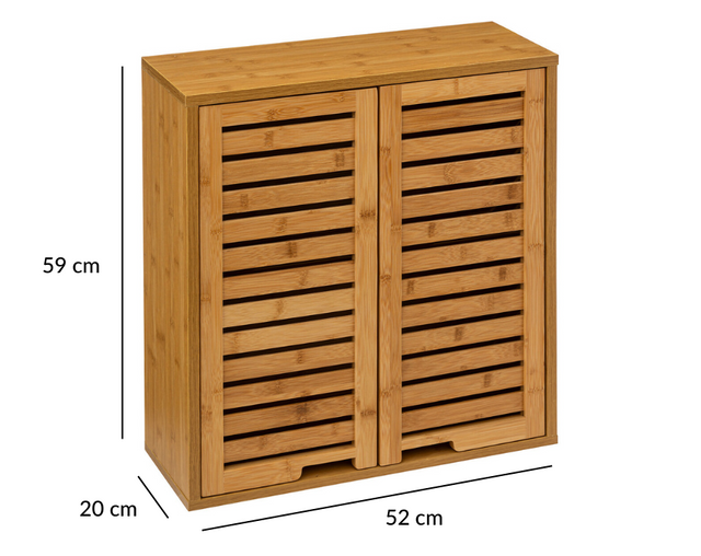 Dulap de baie suspendat SICELA, 58,5 x 20 x 51,5 cm