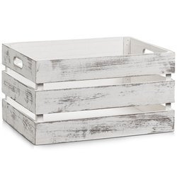 Cutie depozitare VINTAGE WHITE, Alb, 39x29x21 cm, Zeller
