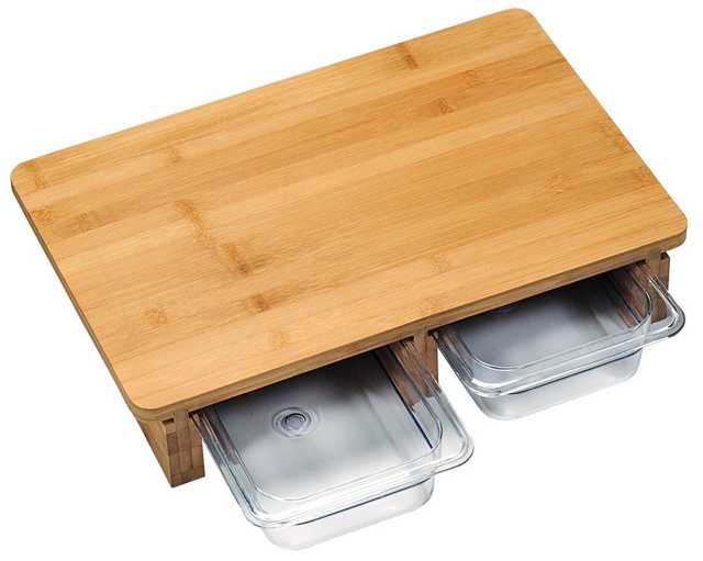 Tocator KESPER cu 2 recipiente pentru mancare detasabile