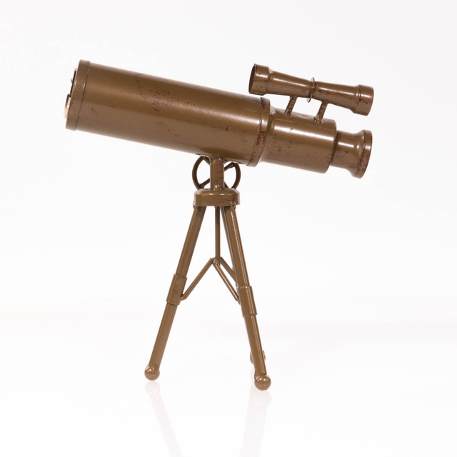 Ceas pentru living TELESCOP, metal, 23 cm