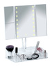 Oglindă cosmetică cu organizator FANANO LED, Wenko