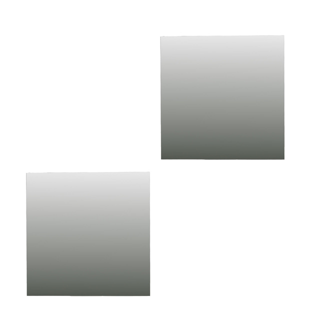 Set 2 bucati oglinzi autoadezive, elemente lipite pentru decorare interioara