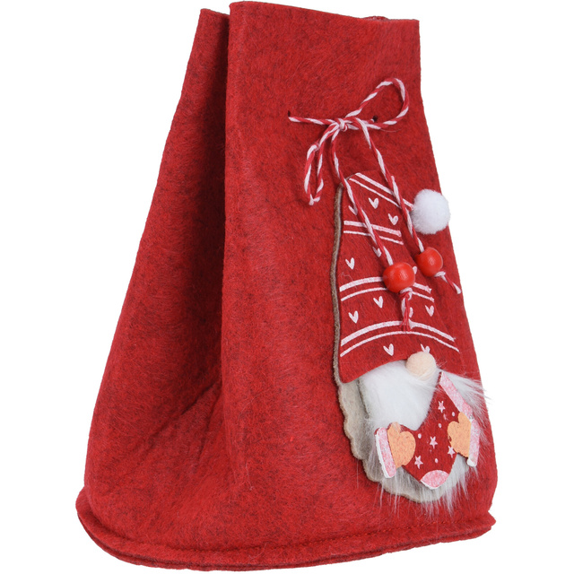 Punguta de Craciun cu elf, 12 x 14,5 cm