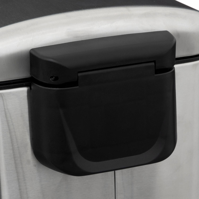 Coș de gunoi îngust Ariane, inox, cu pedală, 30 l