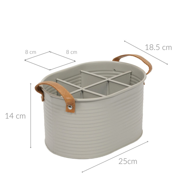 Cutie pentru sticle compartimentata, manere din piele, pentru 6 sticle