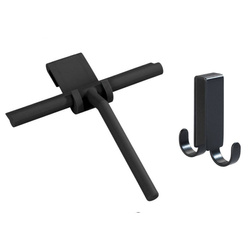 Racleta de apă MOLA pentru ferestre și cabine, neagră, WENKO