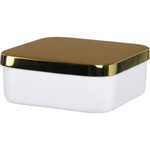 Cutie depozitare, organizator metalic, patrat, 13 cm