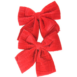 Fundițe din catifea, 2 buc., 15 x 13 cm