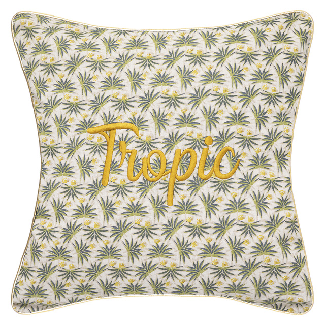 Perna decorativa boho TROPIC, 40 x 40 cm