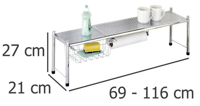 Raft de bucătărie telescopic EXPANDO
