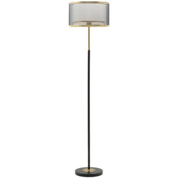 Lampadar metalic, negru, 153 cm