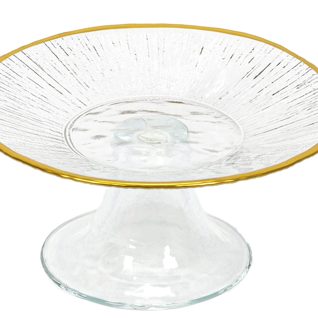 Tavă pentru tort cu margine aurie DATURA, 15 cm