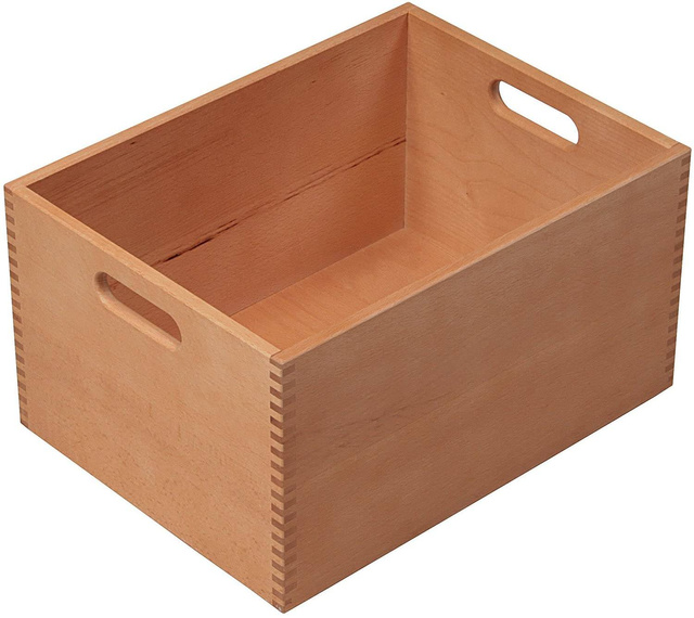 Cutie depozitare cu manere, lemn de fag, 30 x 20 cm, Kesper