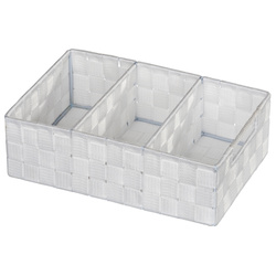 Organizer ADRIA - recipient de baie, WENKO, alb