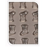 Tava de copt de Craciun, non-stick, in forma de sosete de Craciun, 35 x 26 cm