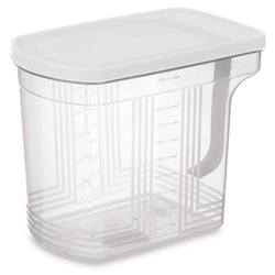 Recipient din plastic cu masura si maner, 2,5 l